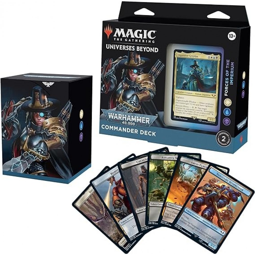 Magic: The Gathering Universes Beyond: Warhammer 40,000 Commander Deck – Forces of the Imperium