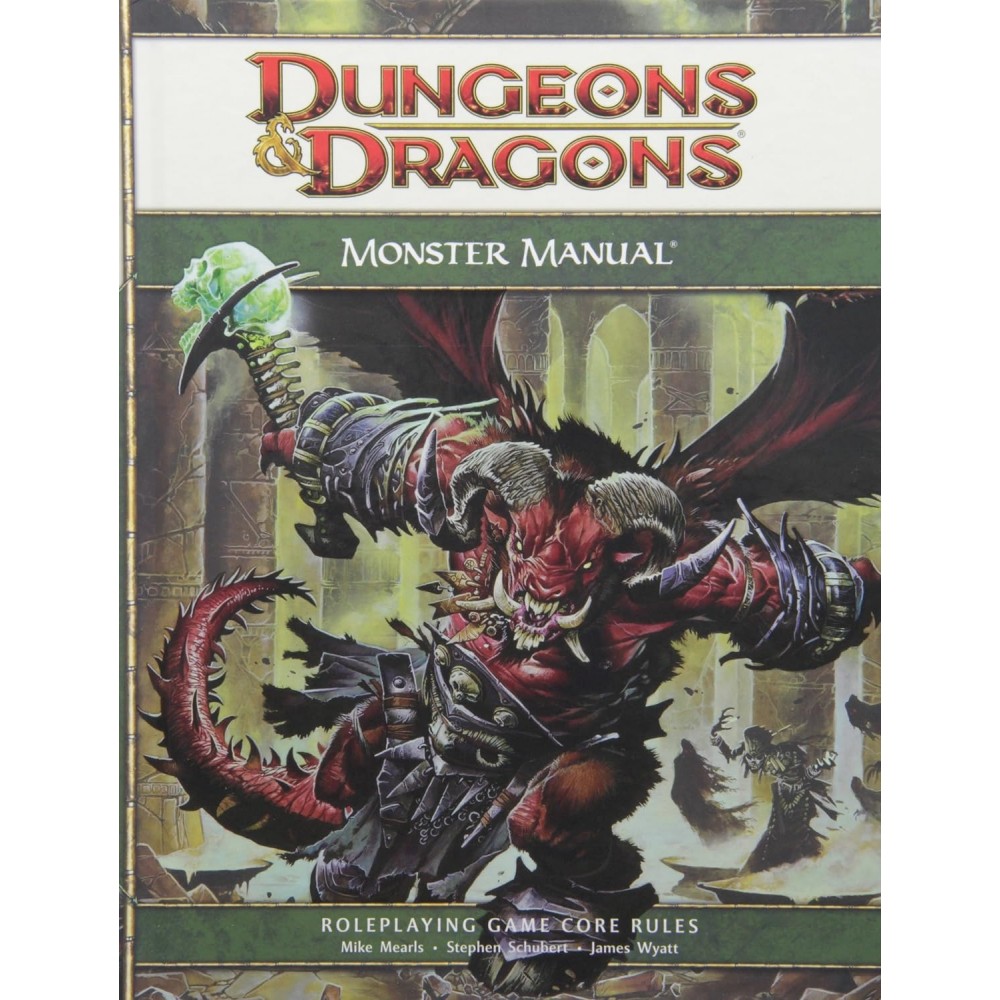 Dungeons & Dragons Monster Manual: Roleplaying Game Core Rules, 4th Edition