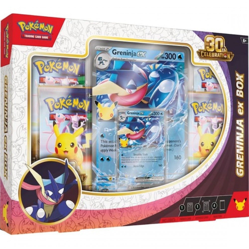 30th Celebration Greninja ex Box