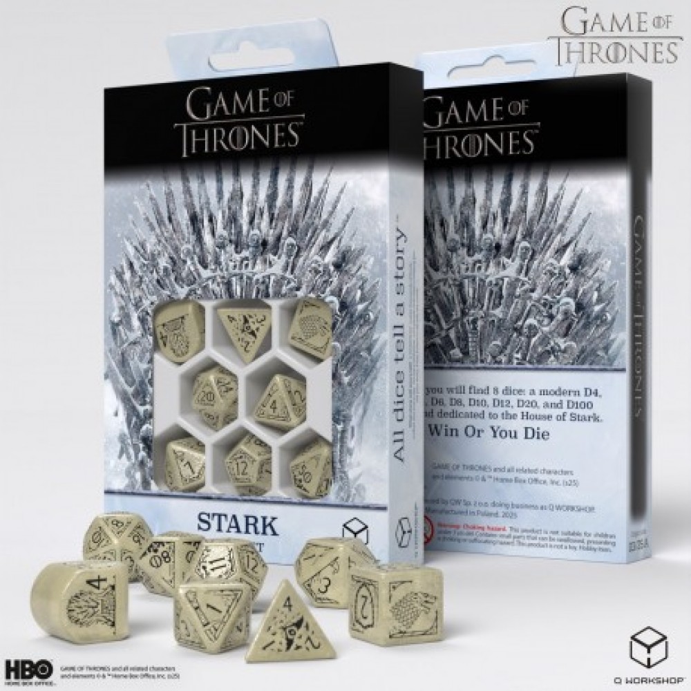Game of Thrones Dice Set: Stark