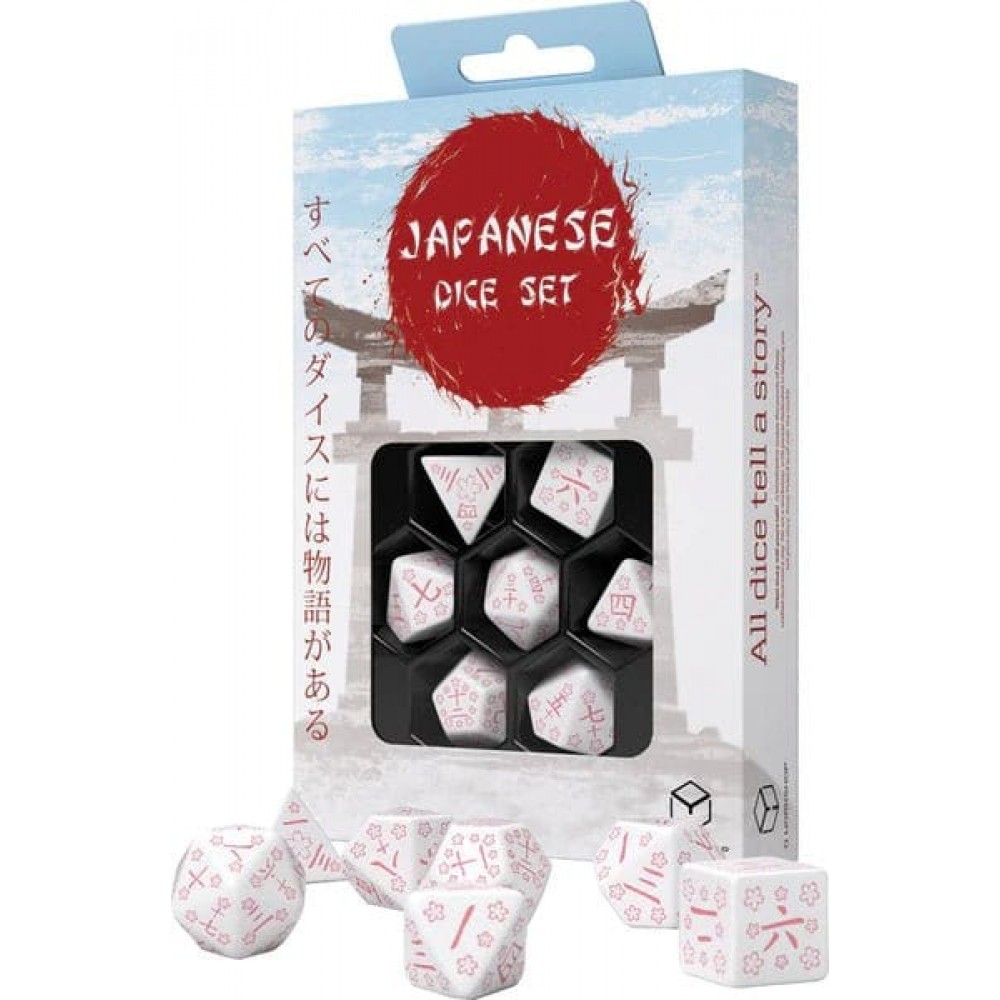 Japanese Dice Set: Cherry Blossoms Petals