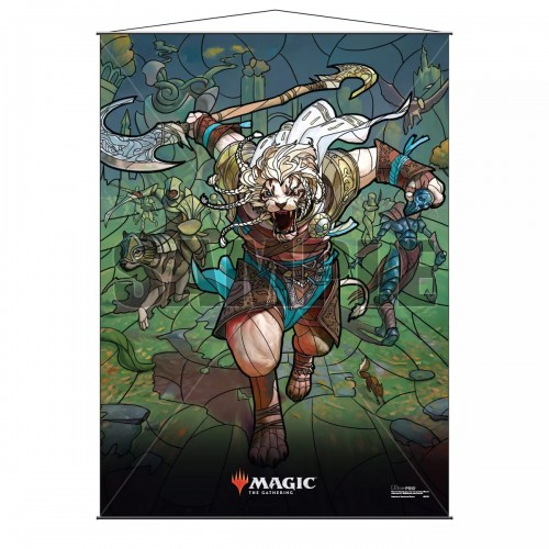 MAGIC AJANI STAINED GLASS WALL SCROLL