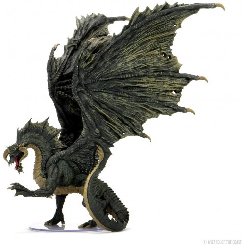 D&D Icons of the Realms Premium Figures: Adult Black Dragon