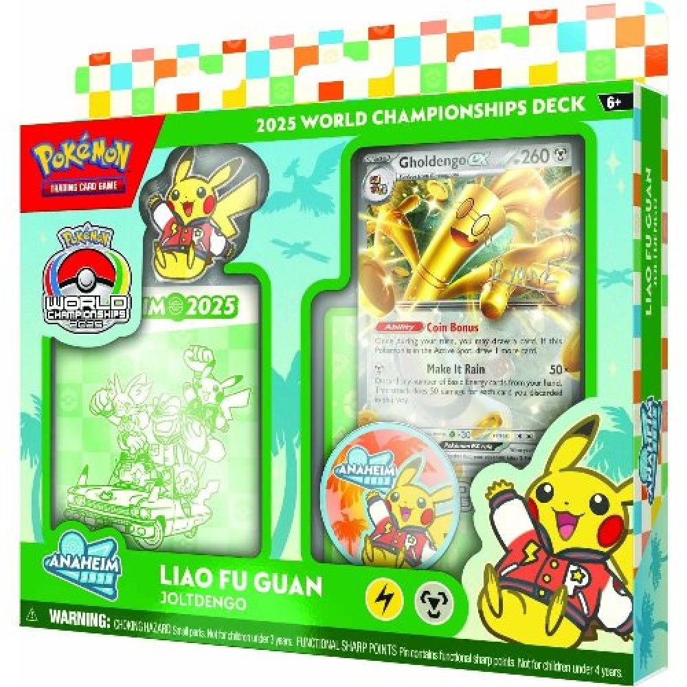  Pokemon TCG - 2025 World Championship Deck: Liao Fu Guan, Joltdengo