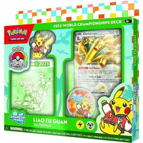  Pokemon TCG - 2025 World Championship Deck: Liao Fu Guan, Joltdengo