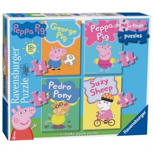 Τα Πρώτα μου Πάζλ 2-3-4-5 Peppa Pig