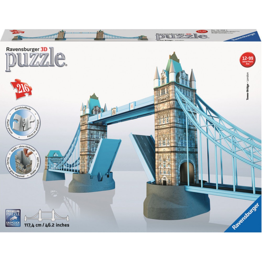 Tower Bridge 3D Puzzle (216 Κομμάτια)