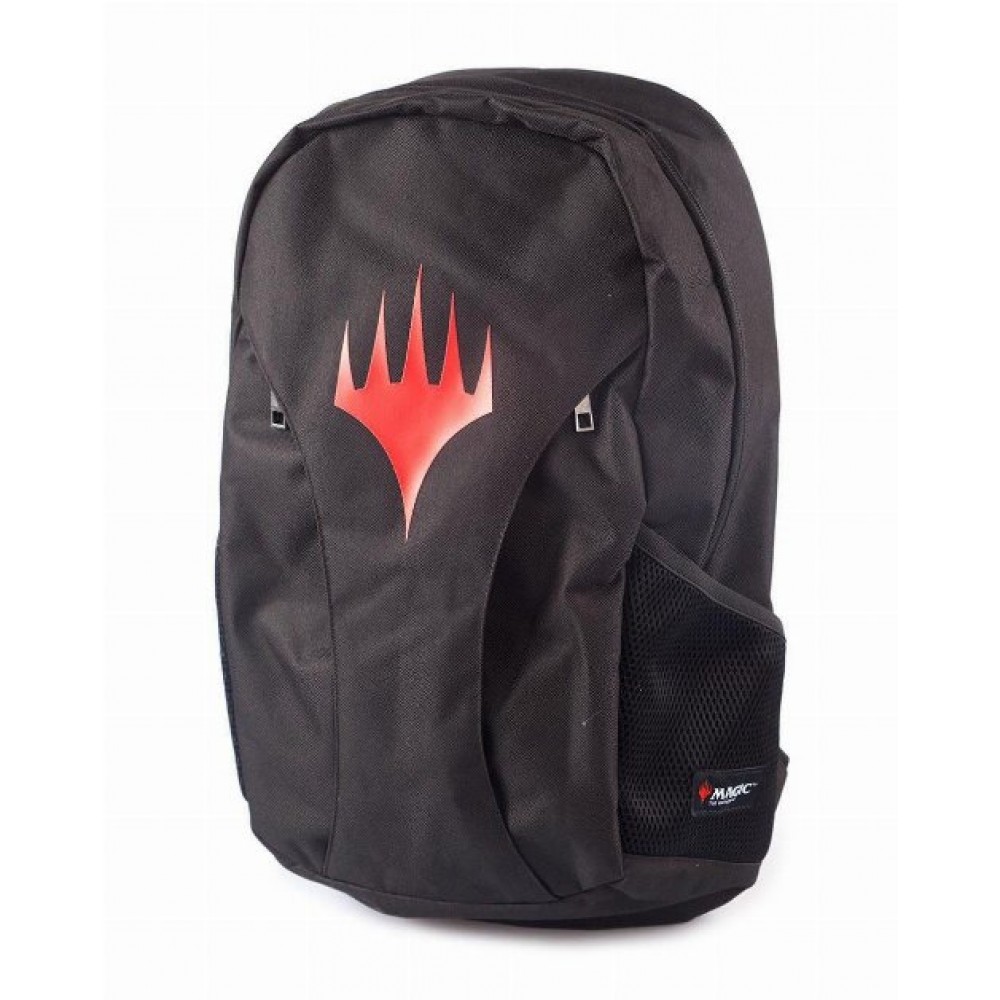 ΤΣΑΝΤΑ ΠΛΑΤΗΣ ΜΑΥΡΗ MAGIC THE GATHERING- 3D EMBROIDERY LOGO
