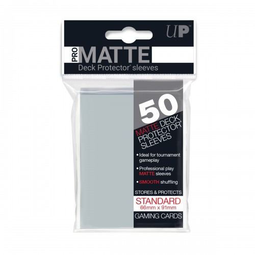 UP 50 PRO MATTE SLEEVES STANDARD-CLEAR