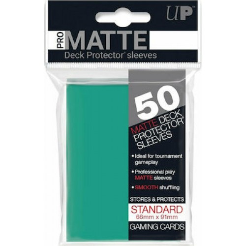UP 50 PRO MATTE SLEEVES STANDARD-AQUA