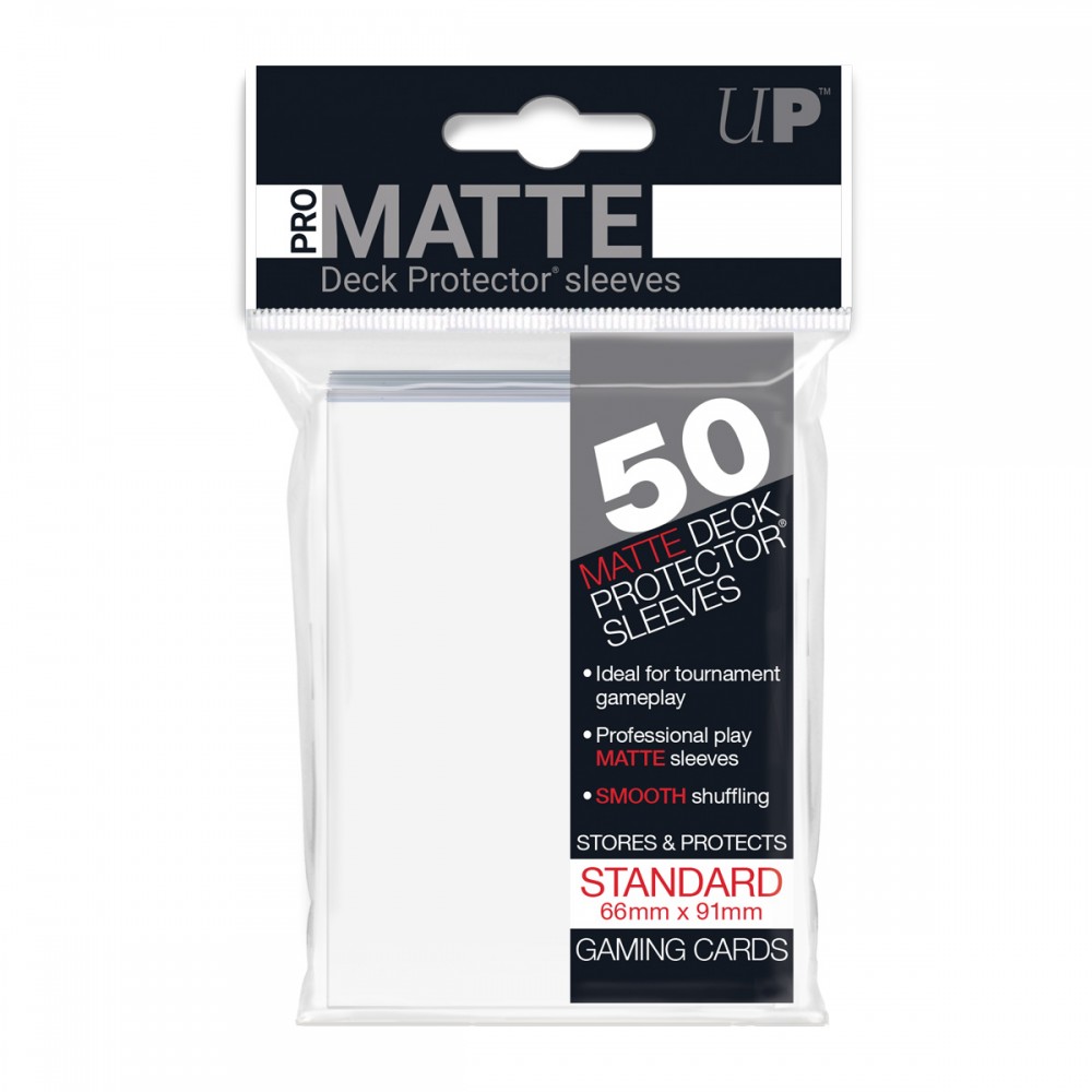 UP 50 PRO MATTE SLEEVES STANDARD-WHITE