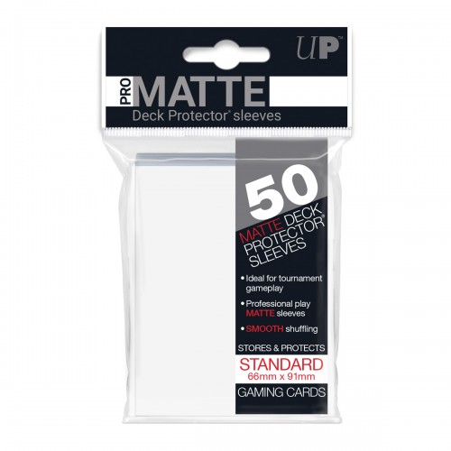 UP 50 PRO MATTE SLEEVES STANDARD-WHITE