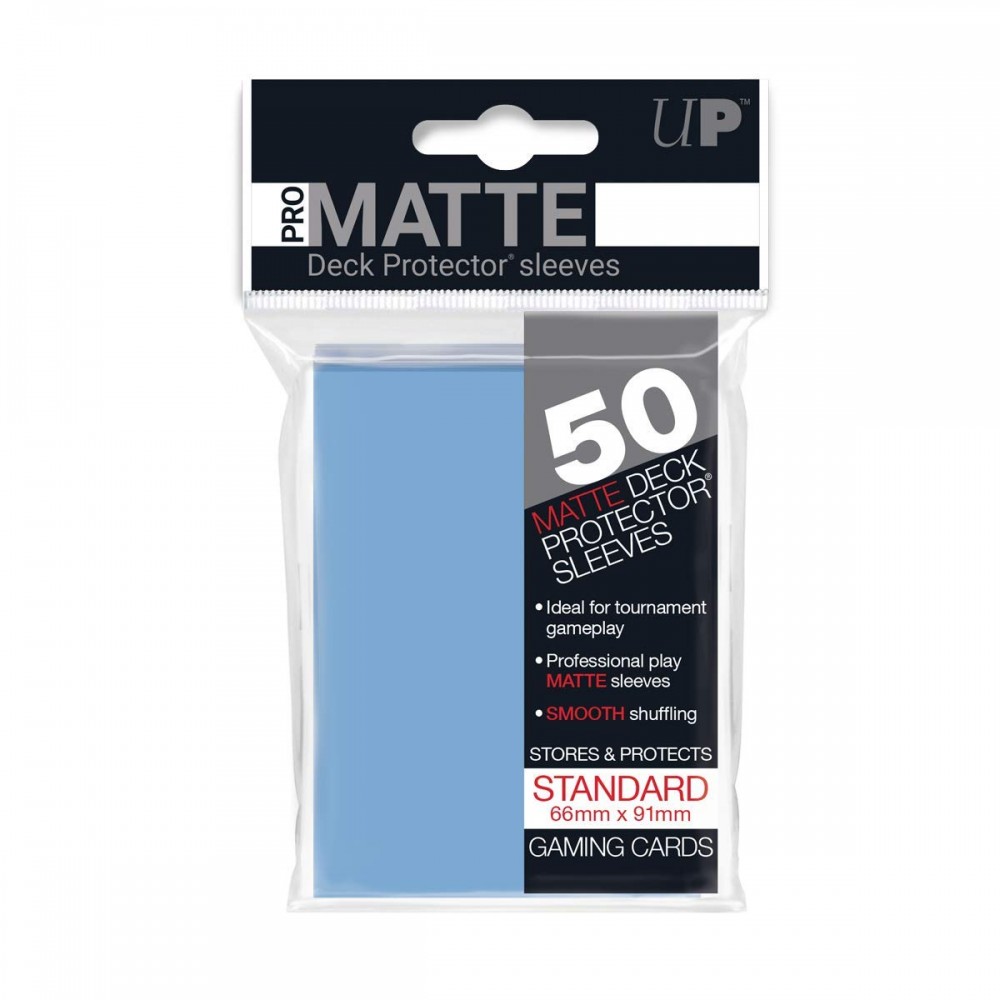 UP PRO 50 Matte Sleeves-Light Blue