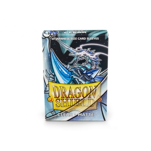 Dragon Shield Sleeves Japanese Small Size - Matte Clear (60 Sleeves)