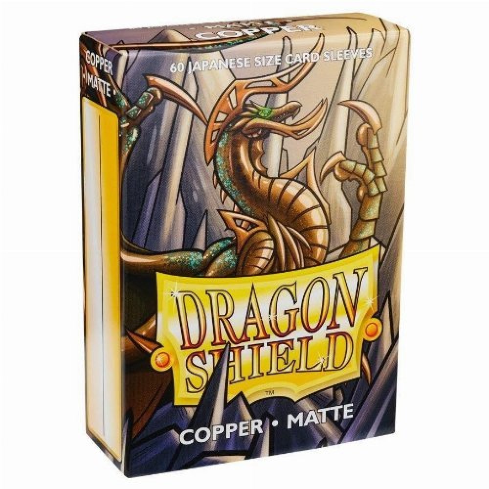 Dragon Shield Sleeves Japanese Small Size - Matte Copper (60 Sleeves)