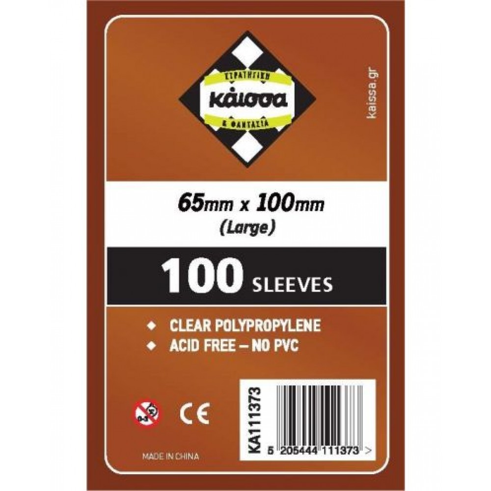 Kaissa 100 Sleeves Clear (Large)