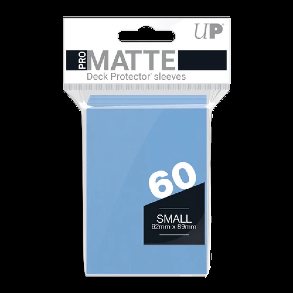 Light Blue Small Pro Matte Deck Prot. 60-Ct