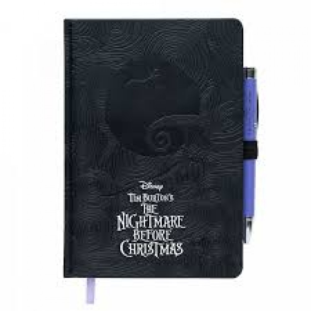 Premium Τετράδιο και Στυλό με Φωτάκι Α5 DISNEY The Nightmare Before Christmas