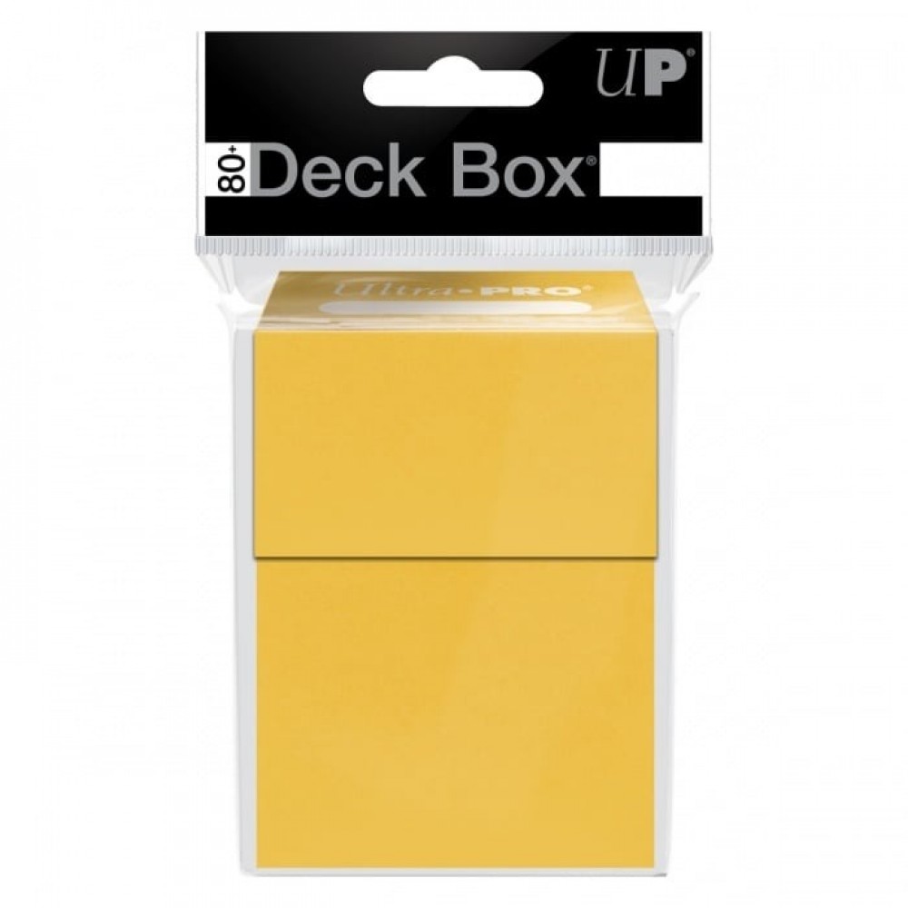 BRIGHT YELLOW SOLID DECKBOX