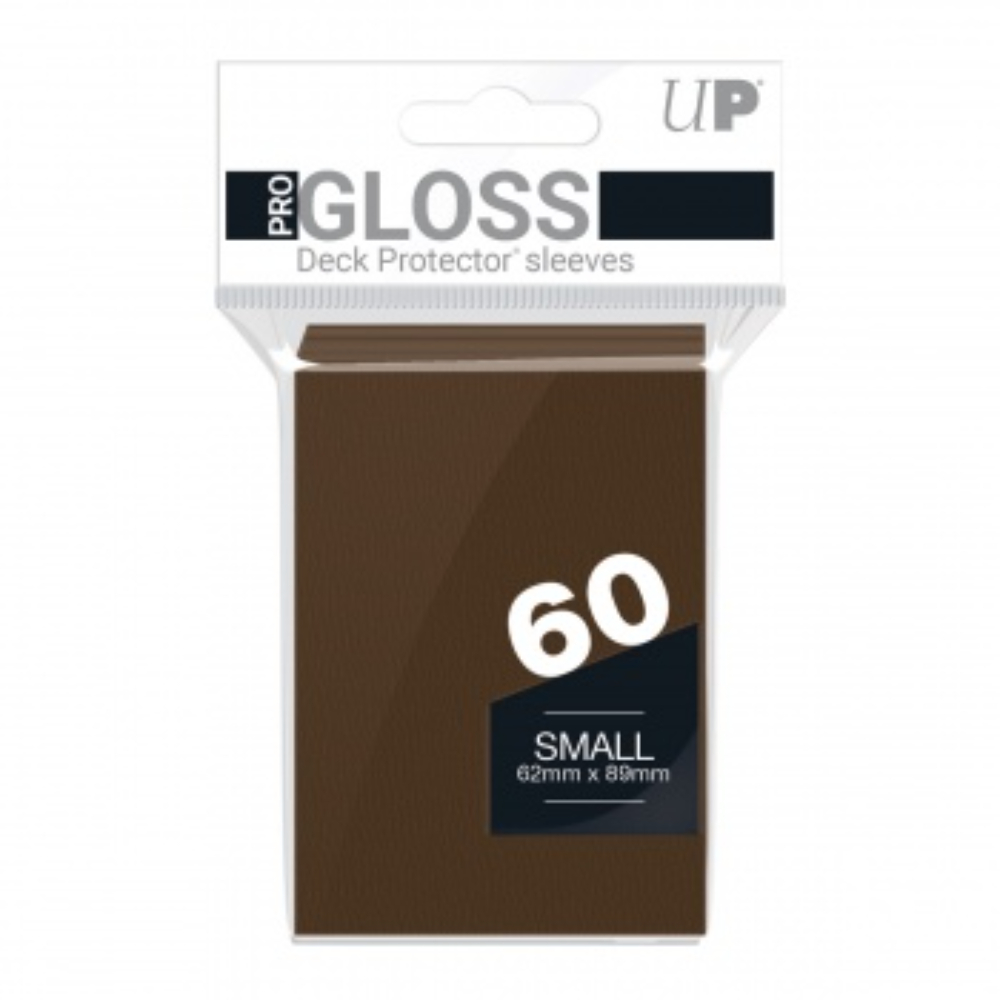 PRO-Gloss Small Deck Protector Sleeves (60ct) Brown