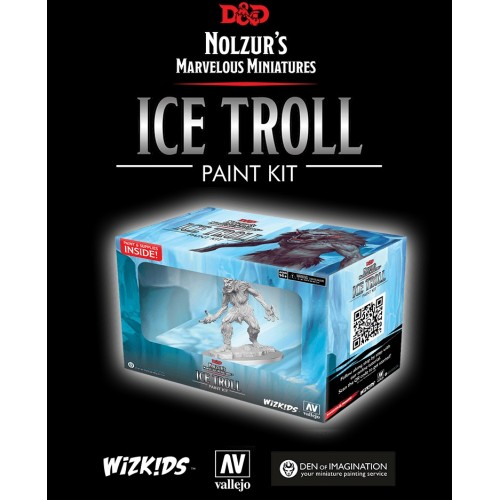 D&D Nolzur's Mini: Ice Troll Paint Kit
